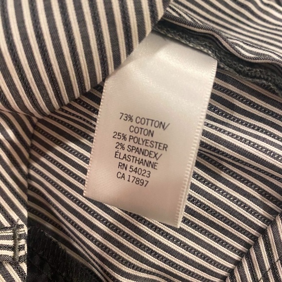 Banana Republic Martin Fit Striped Pants Size 8 - Picture 8 of 10